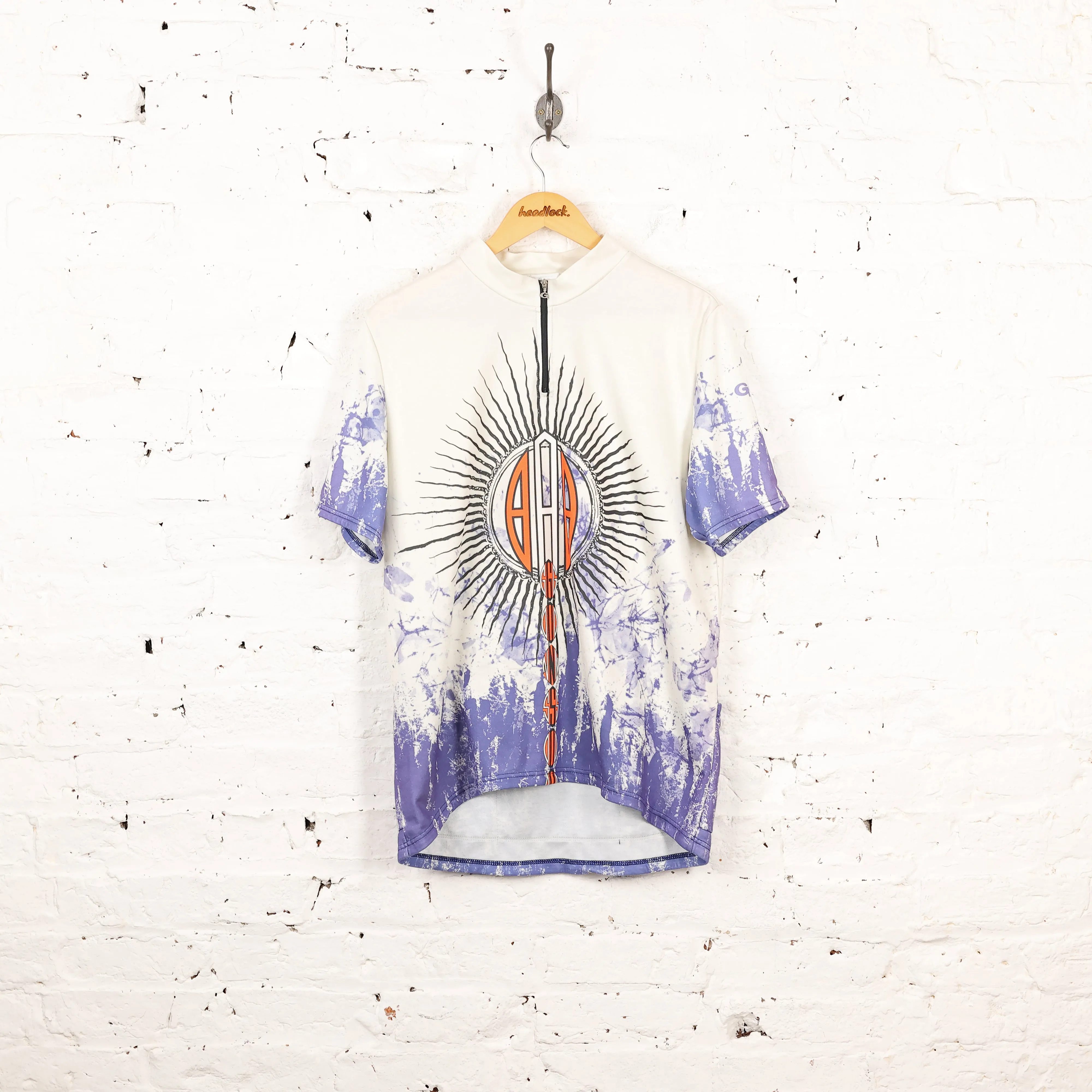 Gonso Patterned Cycling Jersey - Blue - XL