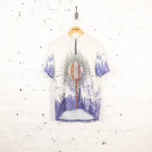 Gonso Patterned Cycling Jersey - Blue - XL