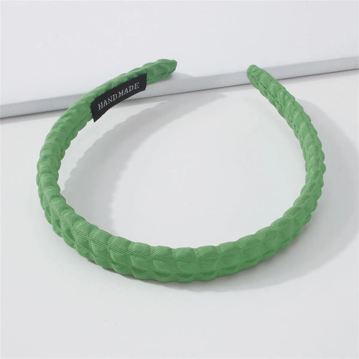 Green Stud-Pattern Hard Headband