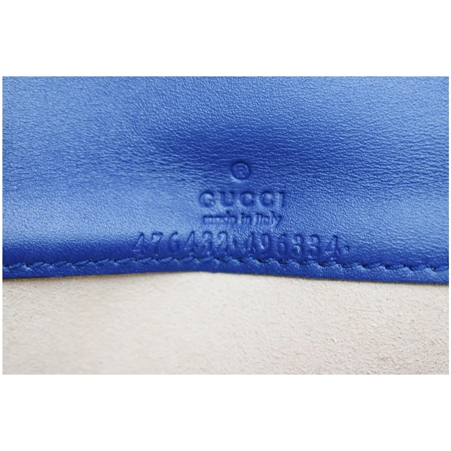 GUCCI Dionysus Super Mini Suede Leather Shoulder Bag Blue 476432