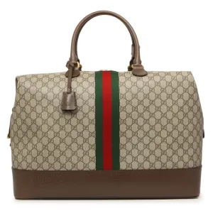 Gucci GG Supreme Monogram Ophidia Duffle Bag