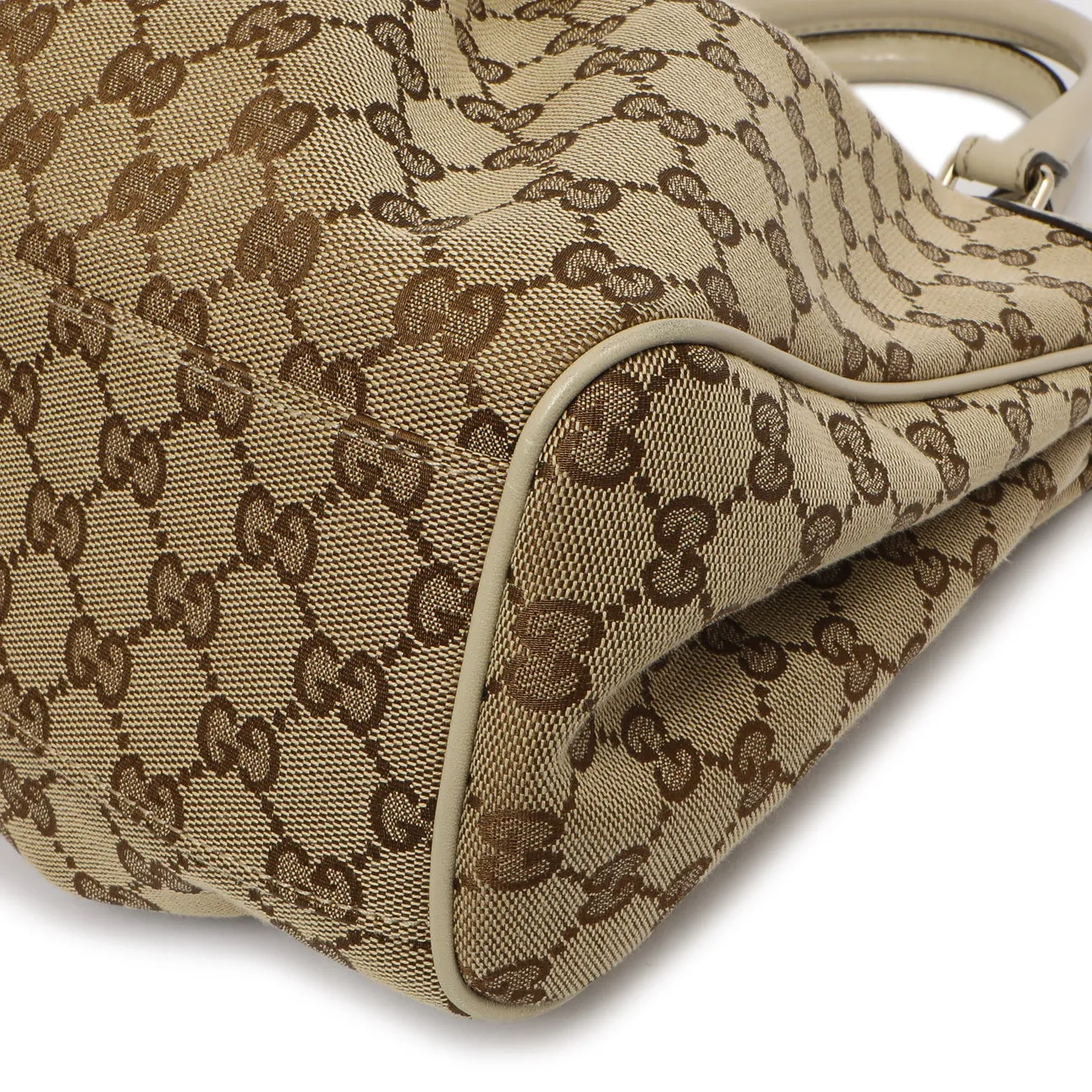 Gucci Ivory Monogram Medium Sukey Tote