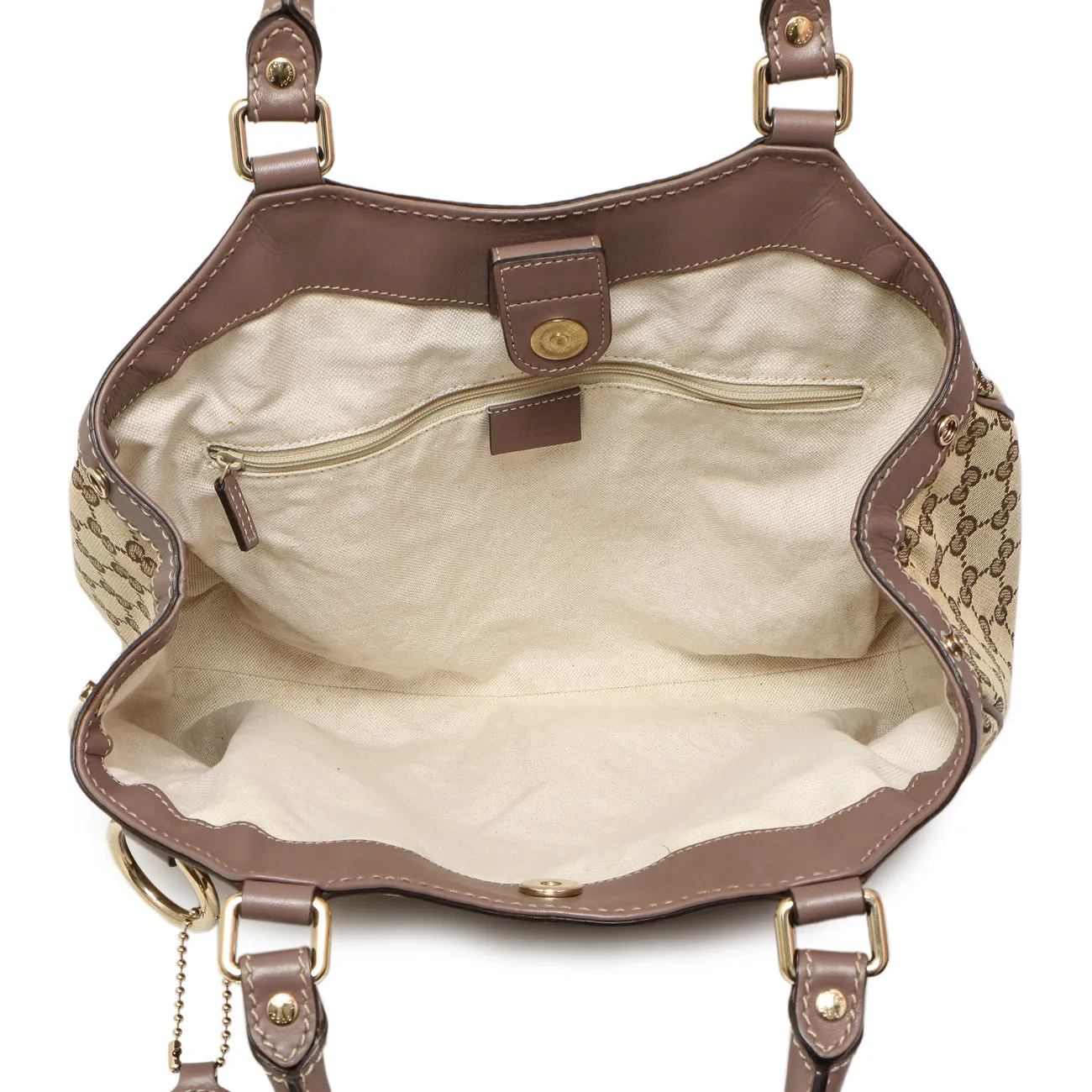 Gucci Mauve Monogram Medium Sukey