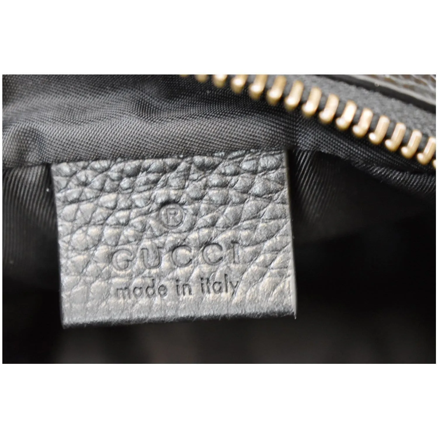 GUCCI Soho Disco Small Leather Crossbody Bag Black 347994
