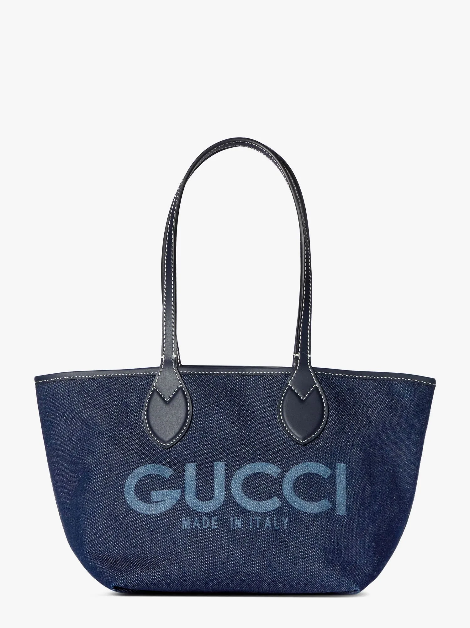 Gucci Totissima Denim Reversible Shopping Bag