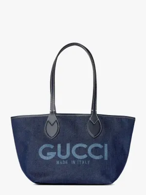 Gucci Totissima Denim Reversible Shopping Bag