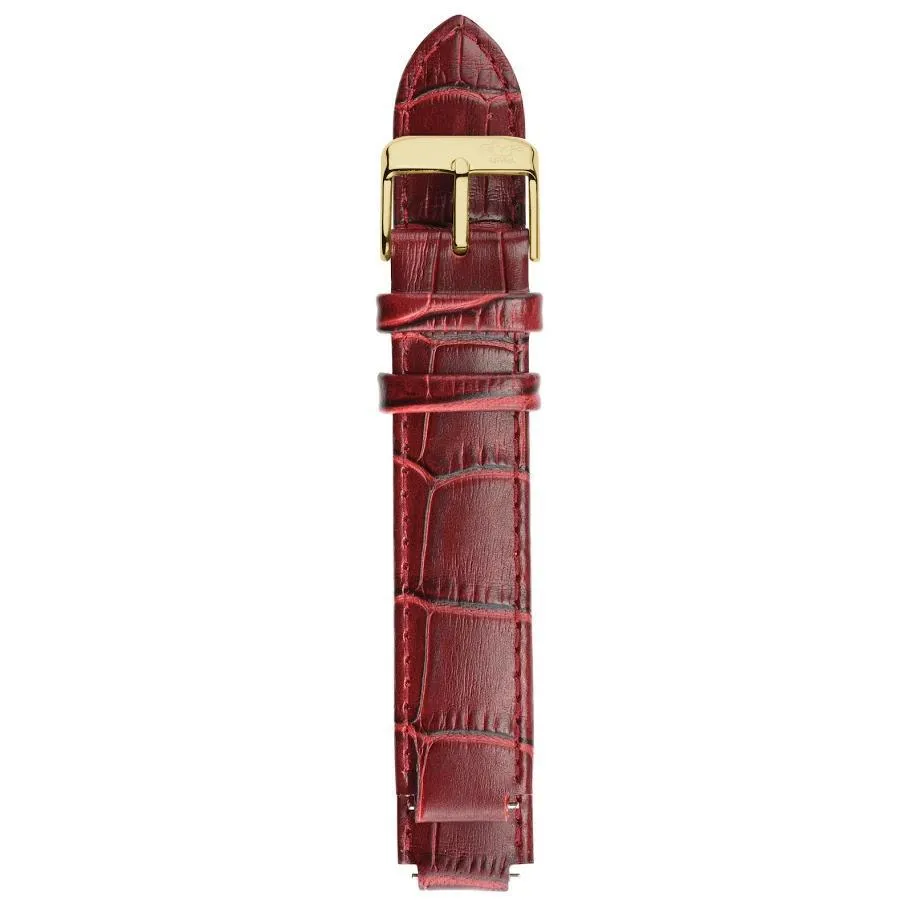 GV2 Astor Quick Release 12mm Handmade Alligator Pattern Strap