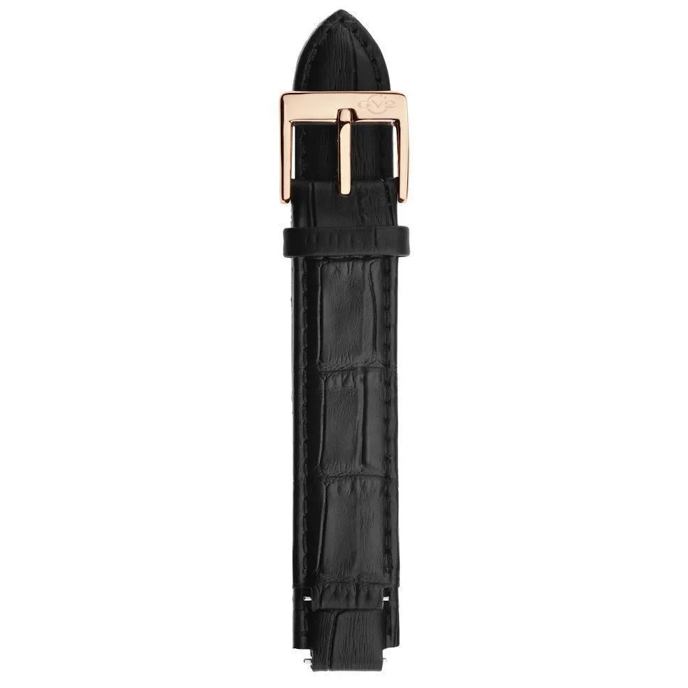 GV2 Astor Quick Release 12mm Handmade Alligator Pattern Strap