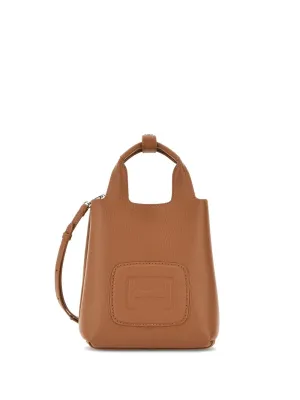 H-bag mini leather tote bag