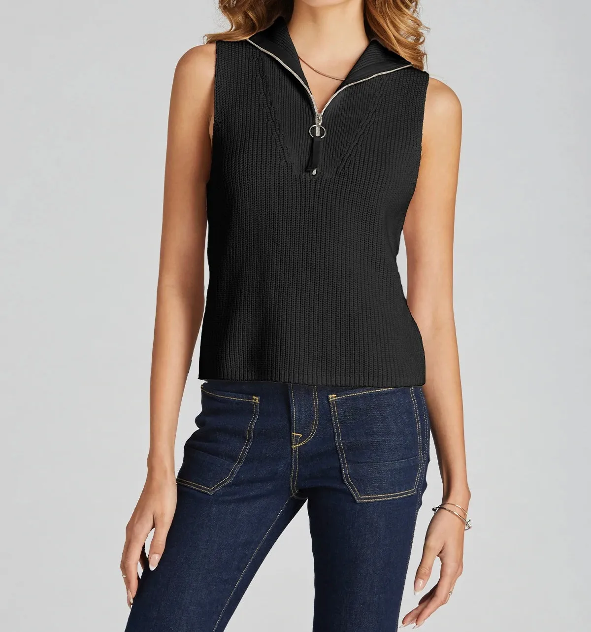 HALF ZIP TOP