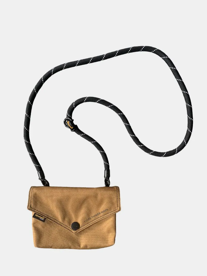 Hamawari Solid Color Envelope Shape Crossbody Bag with Removable Strap