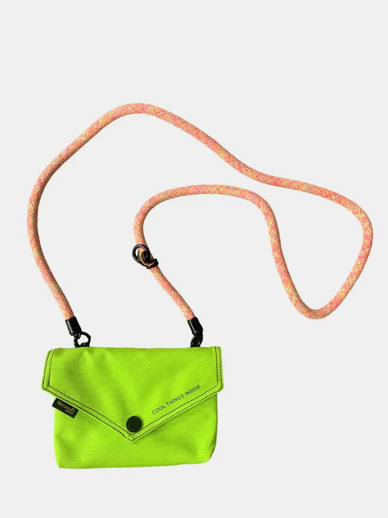 Hamawari Solid Color Envelope Shape Crossbody Bag with Removable Strap