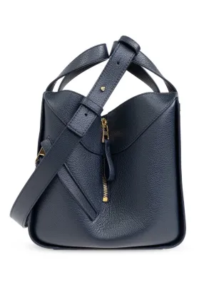 Hammock compact leather handbag