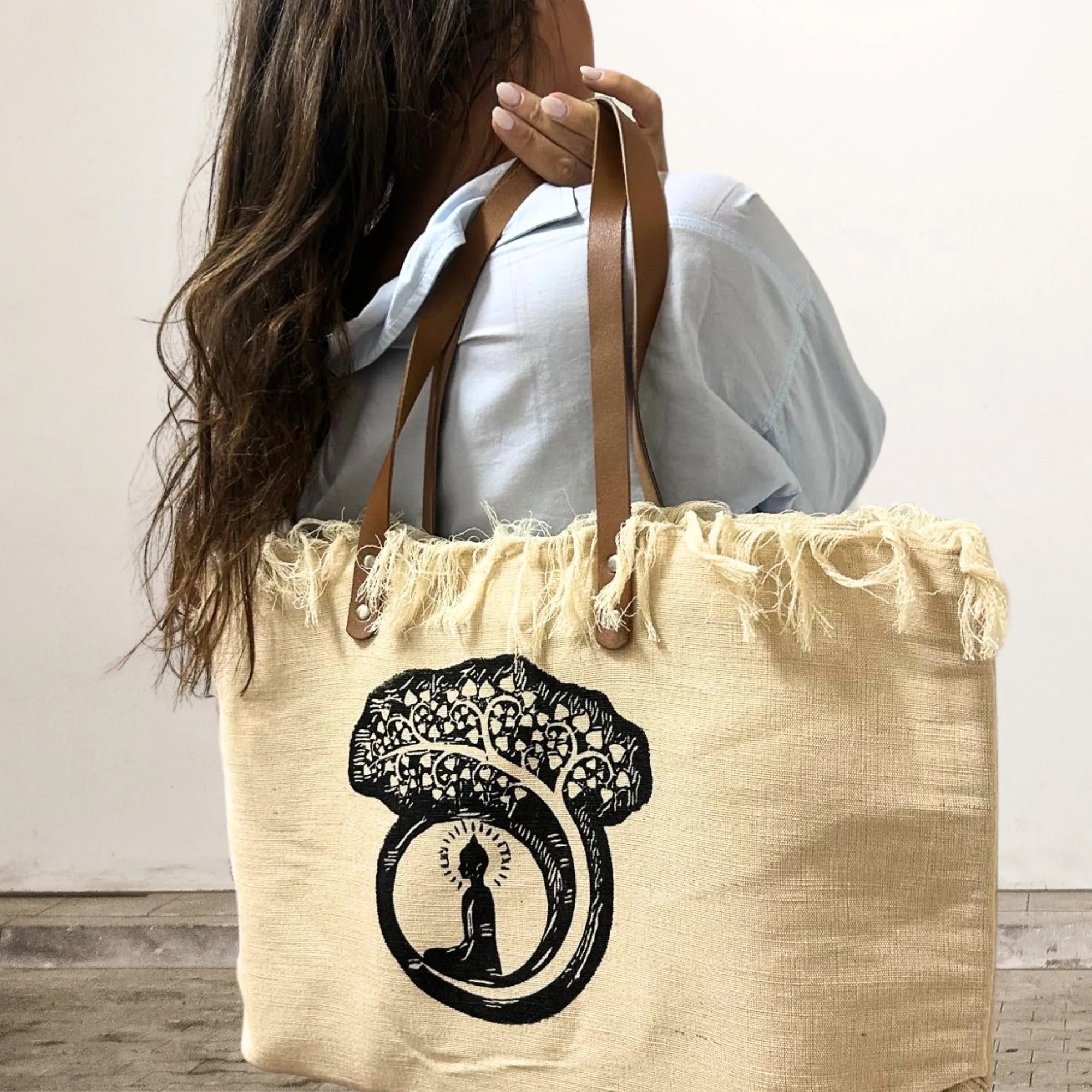 Handcrafted Natural Shoulder Bag