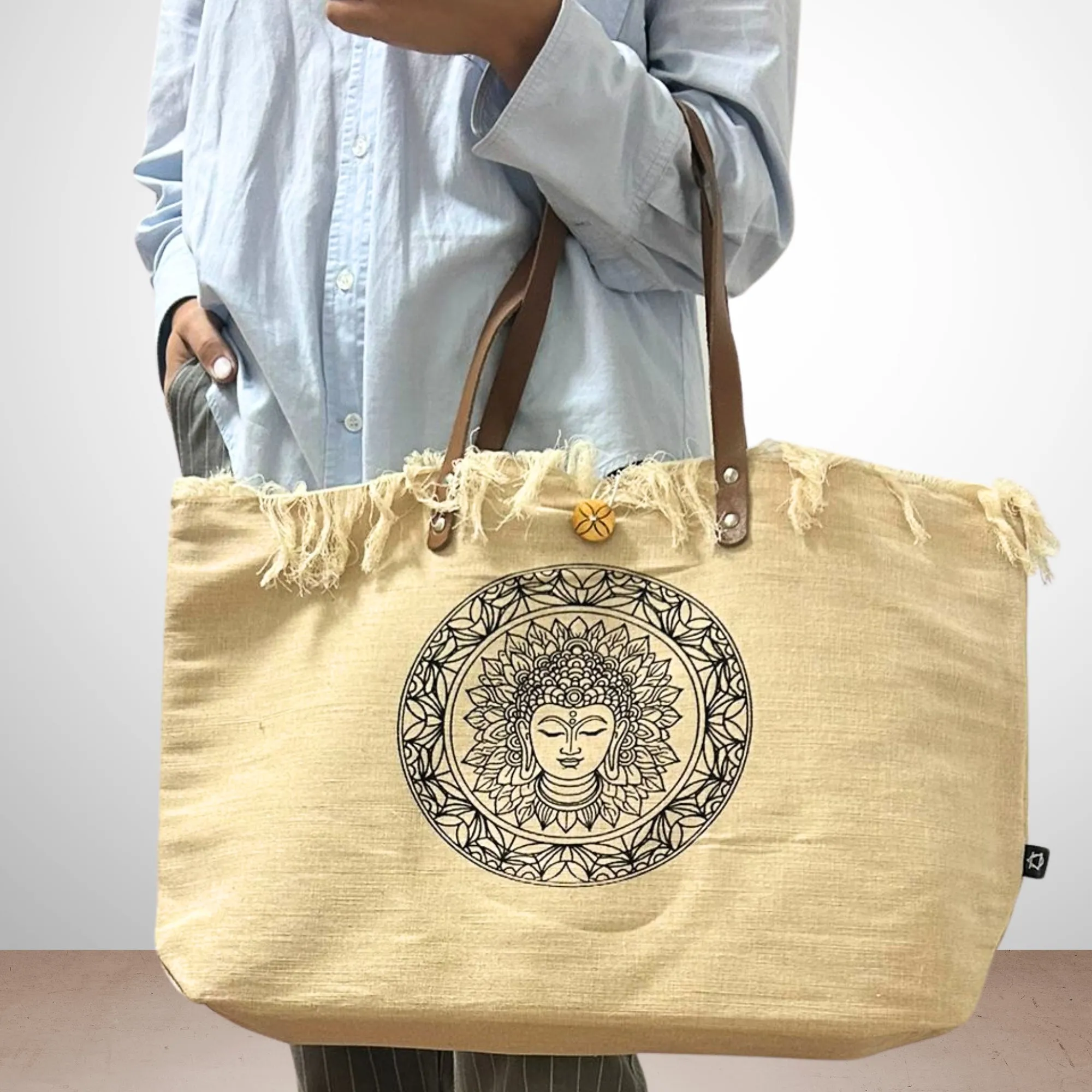 Handcrafted Natural Shoulder Bag