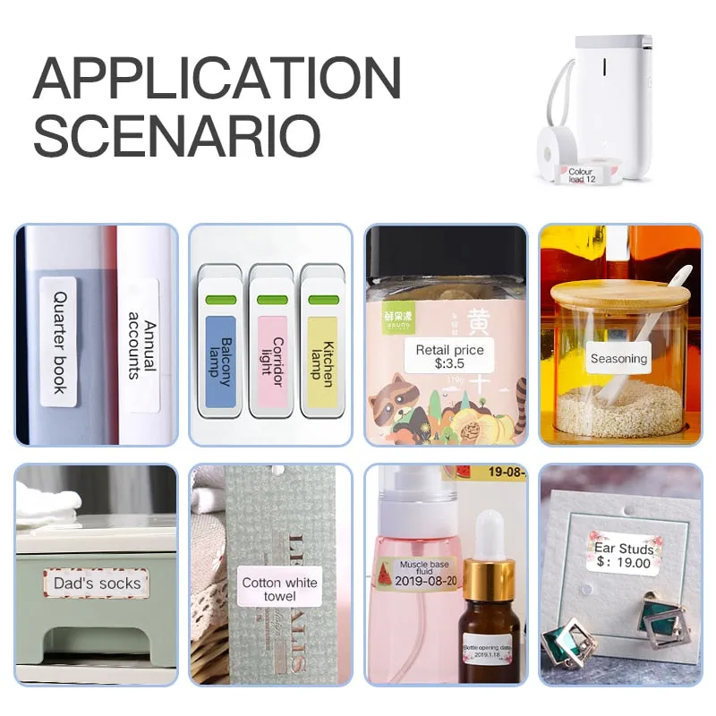 Handheld Portable USB Label Printer