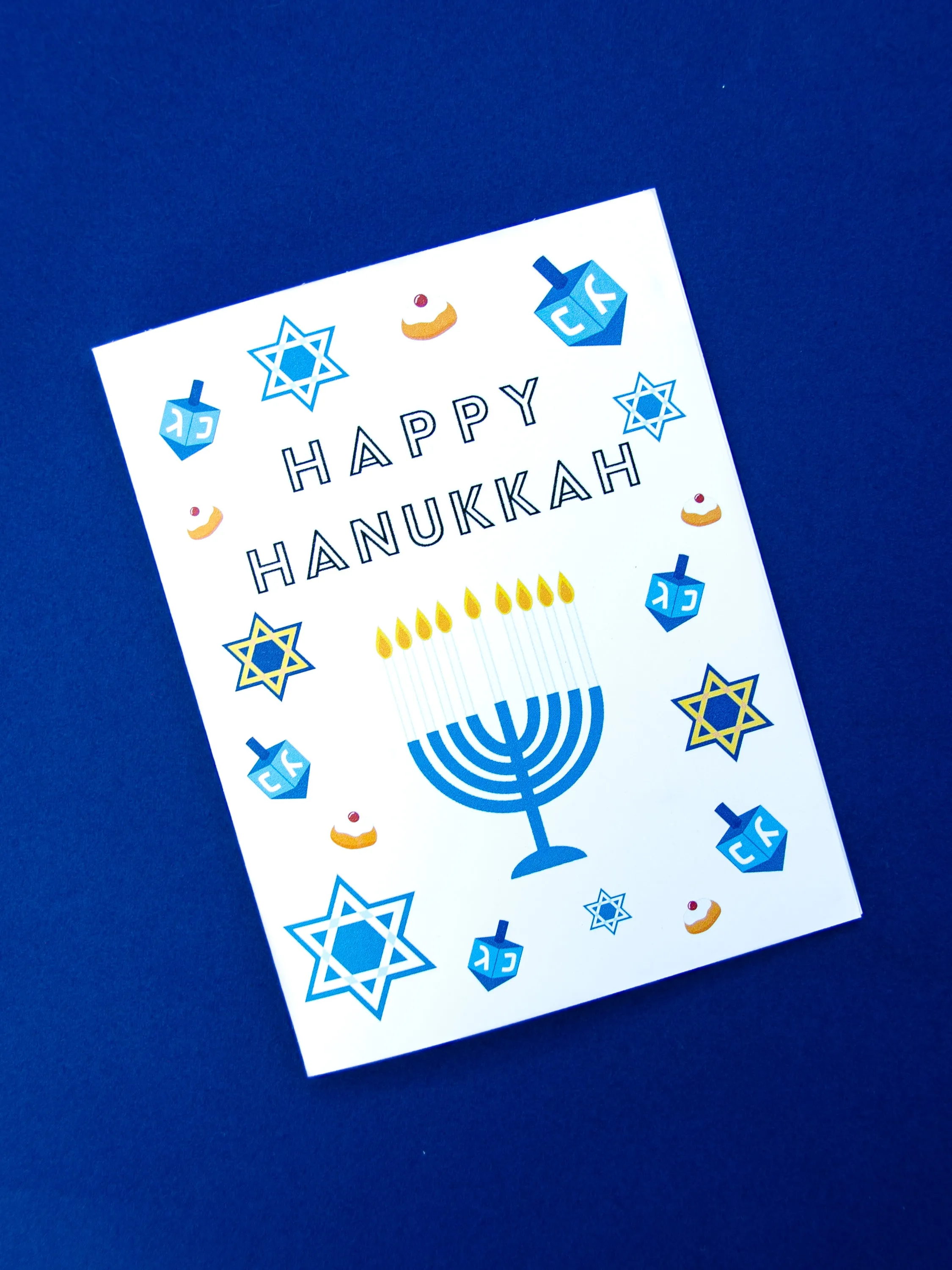 Happy Hanukkah Greeting Card