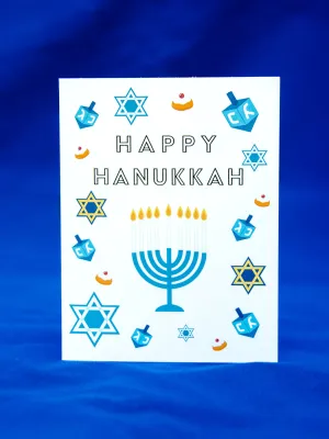 Happy Hanukkah Greeting Card