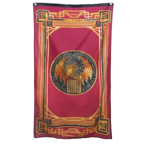 Harry Potter Fantastic Beasts Magical Congress Official Seal Banner Tapestry Poster Wall Flag