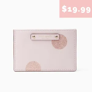 Haven Lane Graham Glitter Polka Dots Card Case