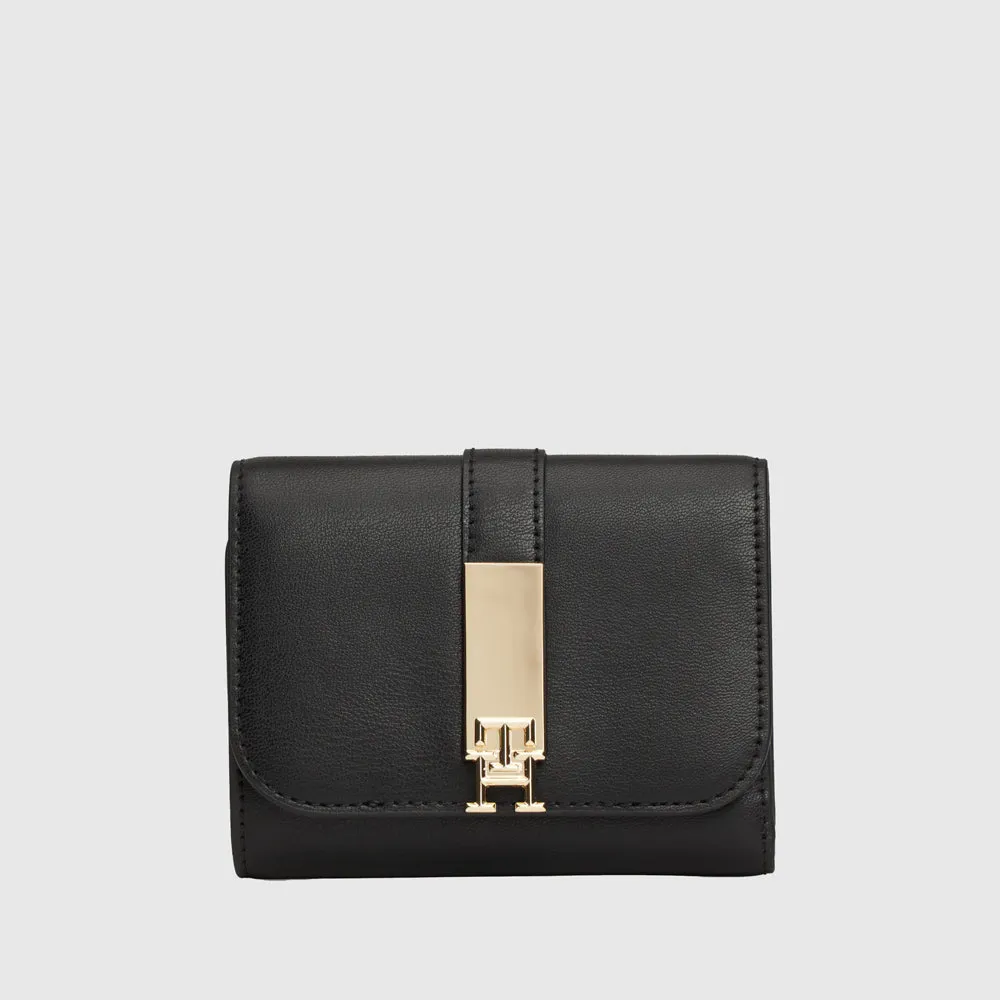 Heritage Flap Wallet - Black