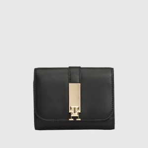 Heritage Flap Wallet - Black
