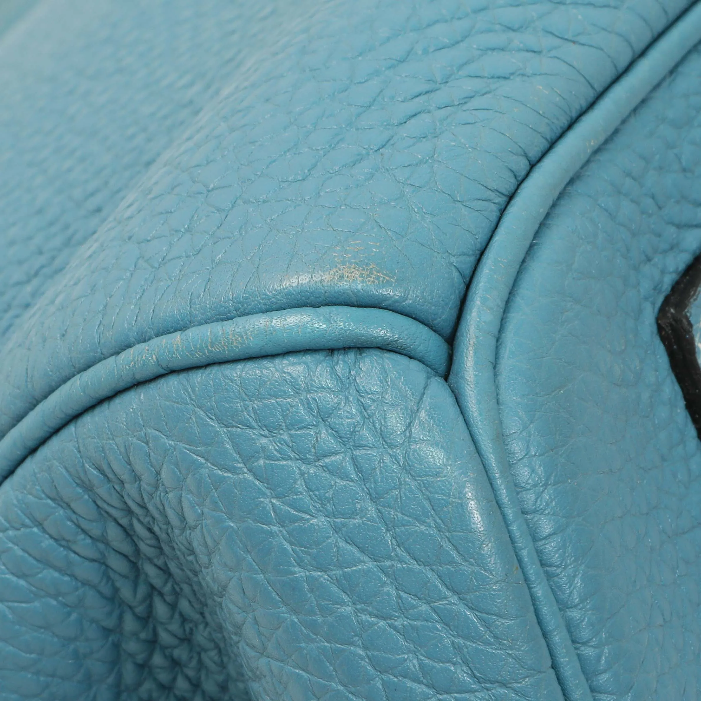 Hermes Blue Jean Clemence Birkin 35