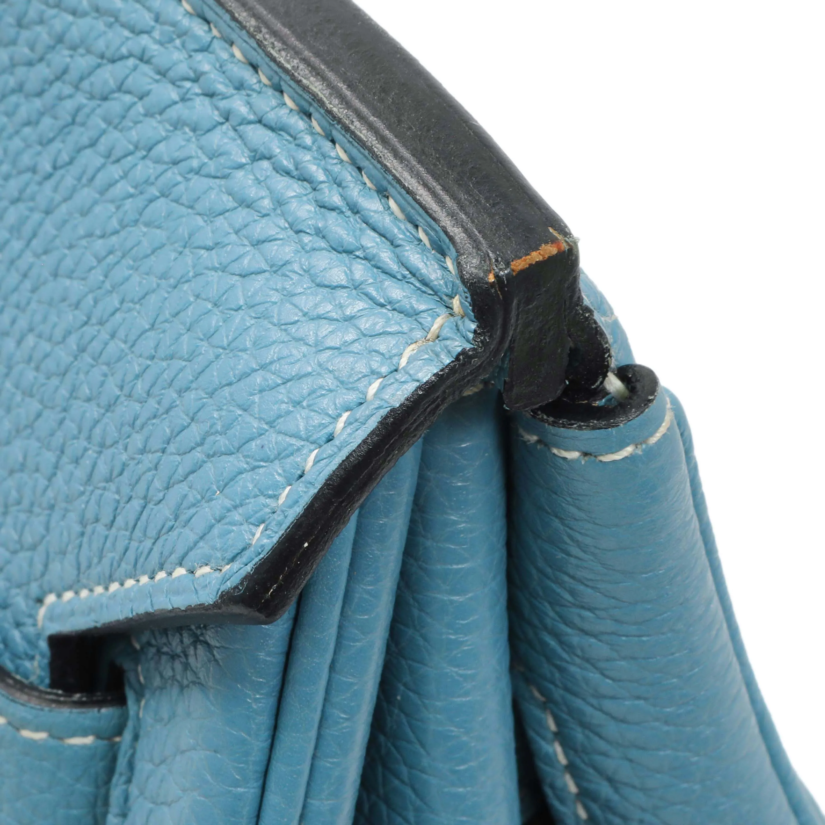 Hermes Blue Jean Clemence Birkin 35