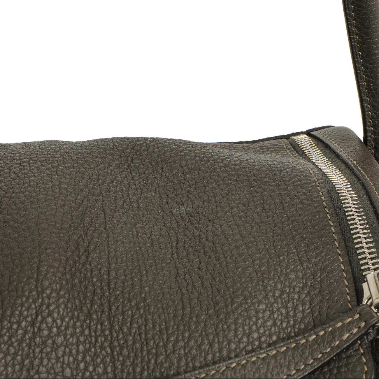 Hermes Etain Etoupe Clemence Lindy 30