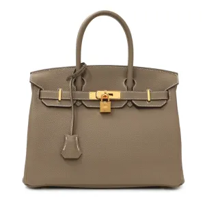 Hermes Etoupe Togo Birkin 30