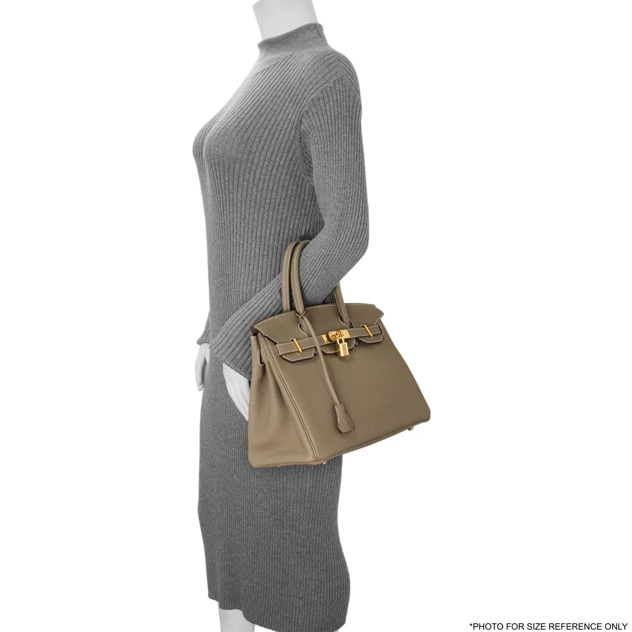 Hermes Etoupe Togo Birkin 30
