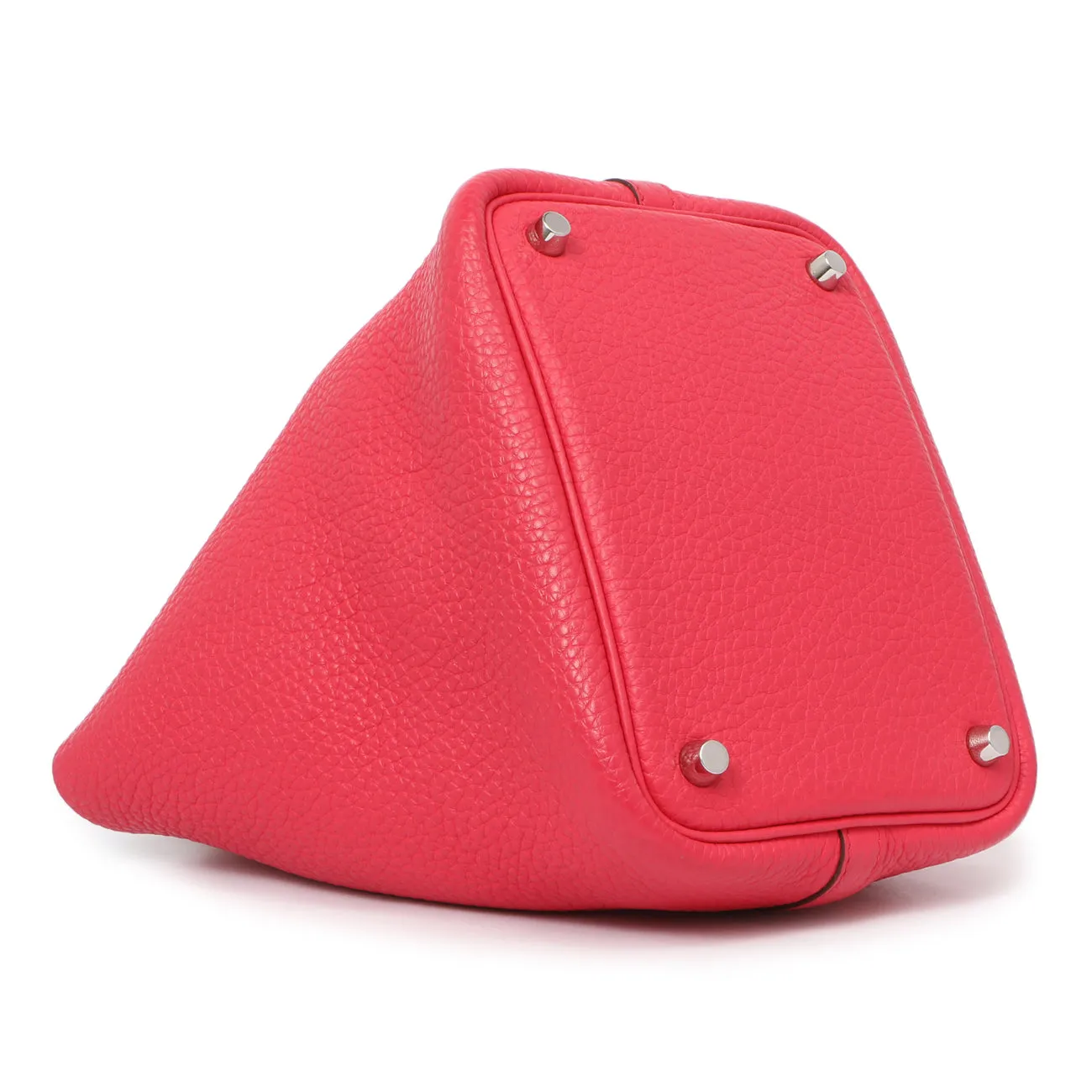 Hermes Rose Extreme Clemence Picotin Lock 18