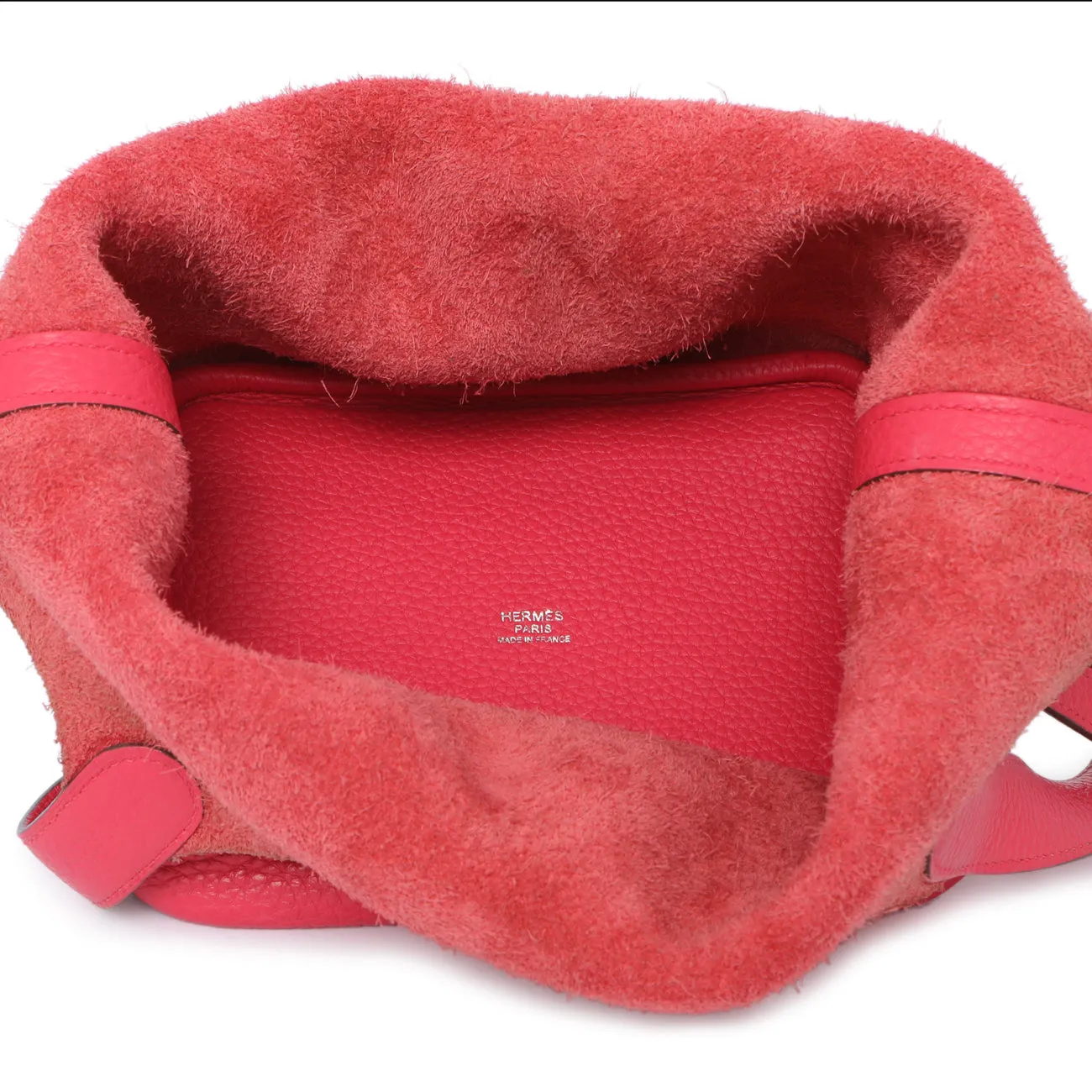 Hermes Rose Extreme Clemence Picotin Lock 18