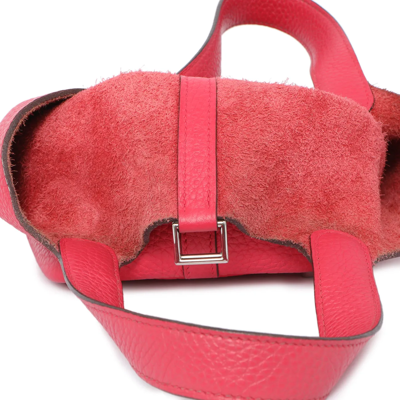 Hermes Rose Extreme Clemence Picotin Lock 18