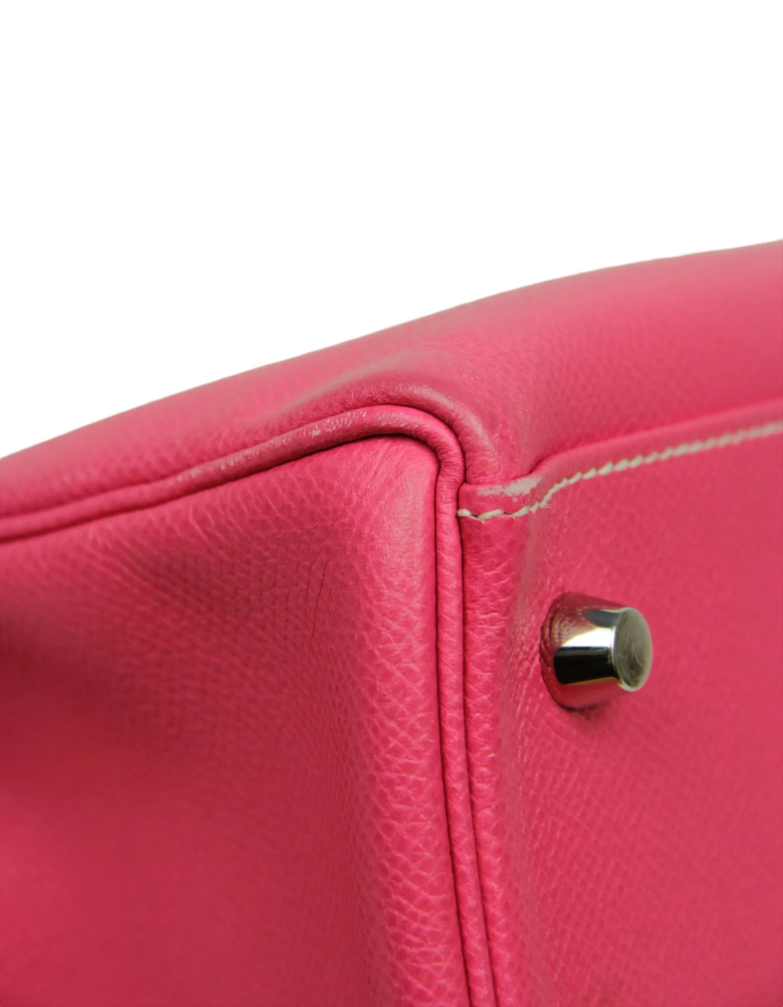 Hermes Rose Tyrien/ Tosca Epsom 32cm Candy Kelly Bag