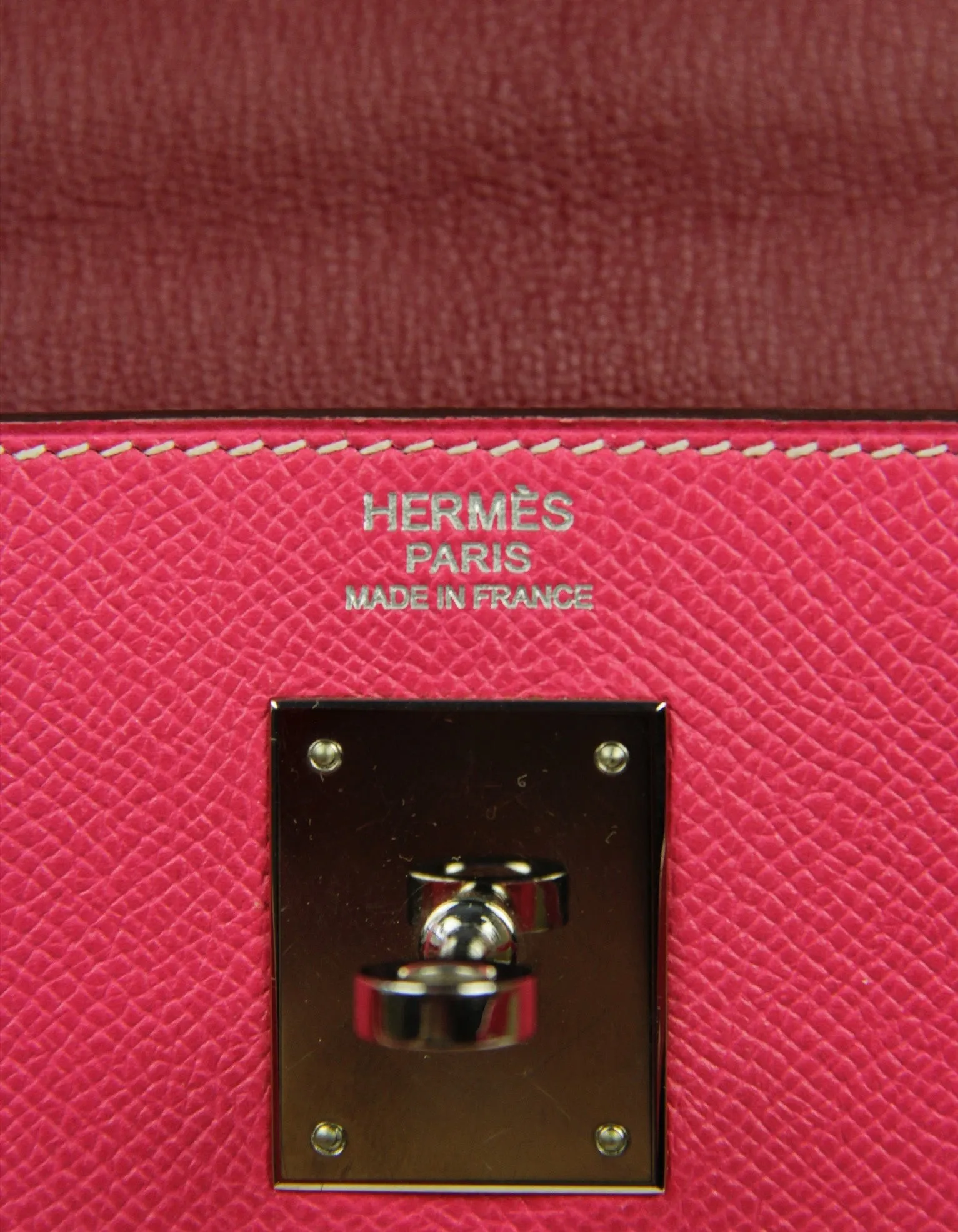 Hermes Rose Tyrien/ Tosca Epsom 32cm Candy Kelly Bag