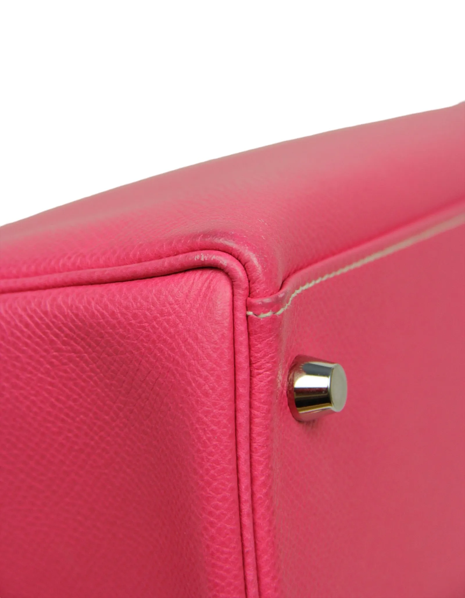 Hermes Rose Tyrien/ Tosca Epsom 32cm Candy Kelly Bag