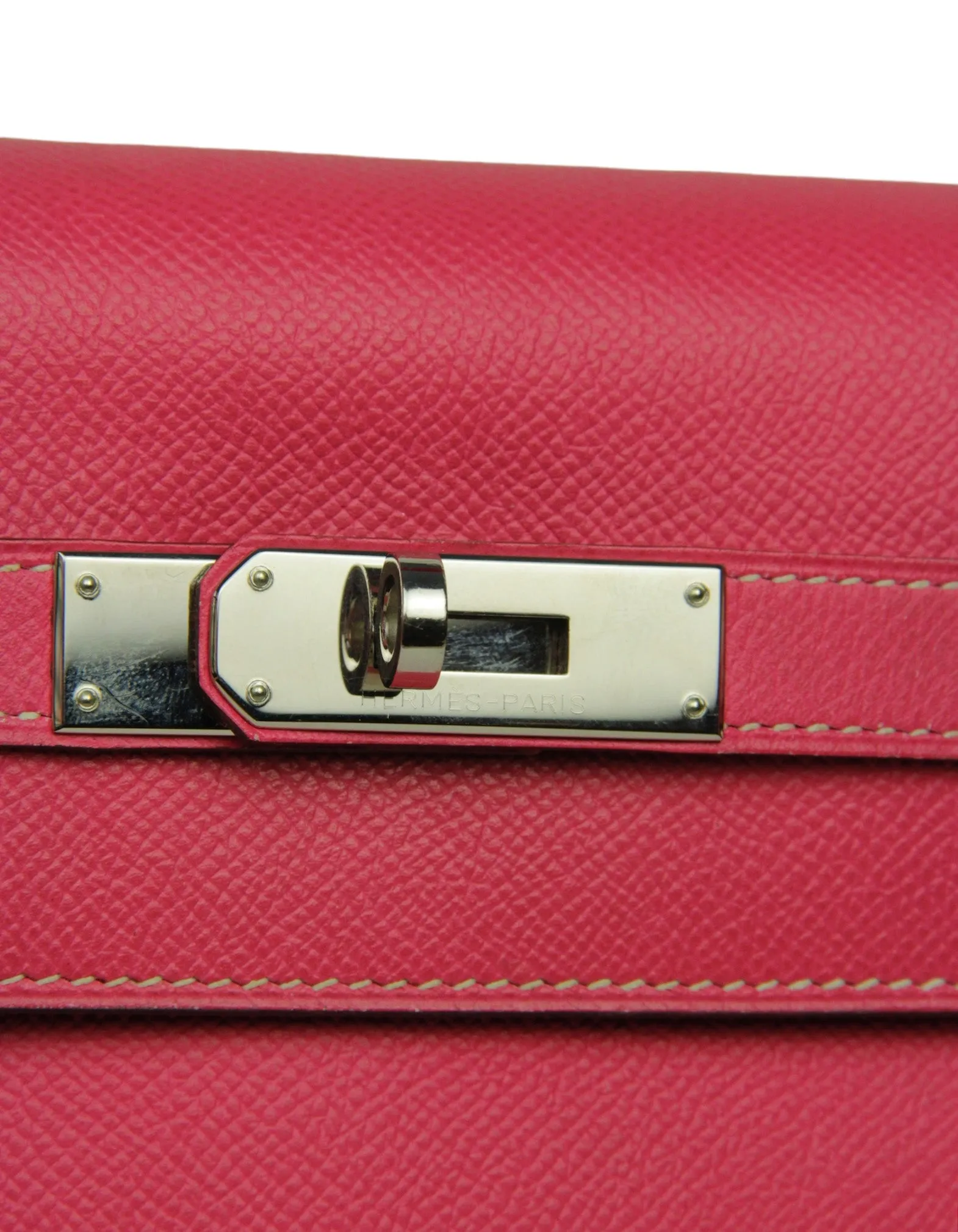 Hermes Rose Tyrien/ Tosca Epsom 32cm Candy Kelly Bag