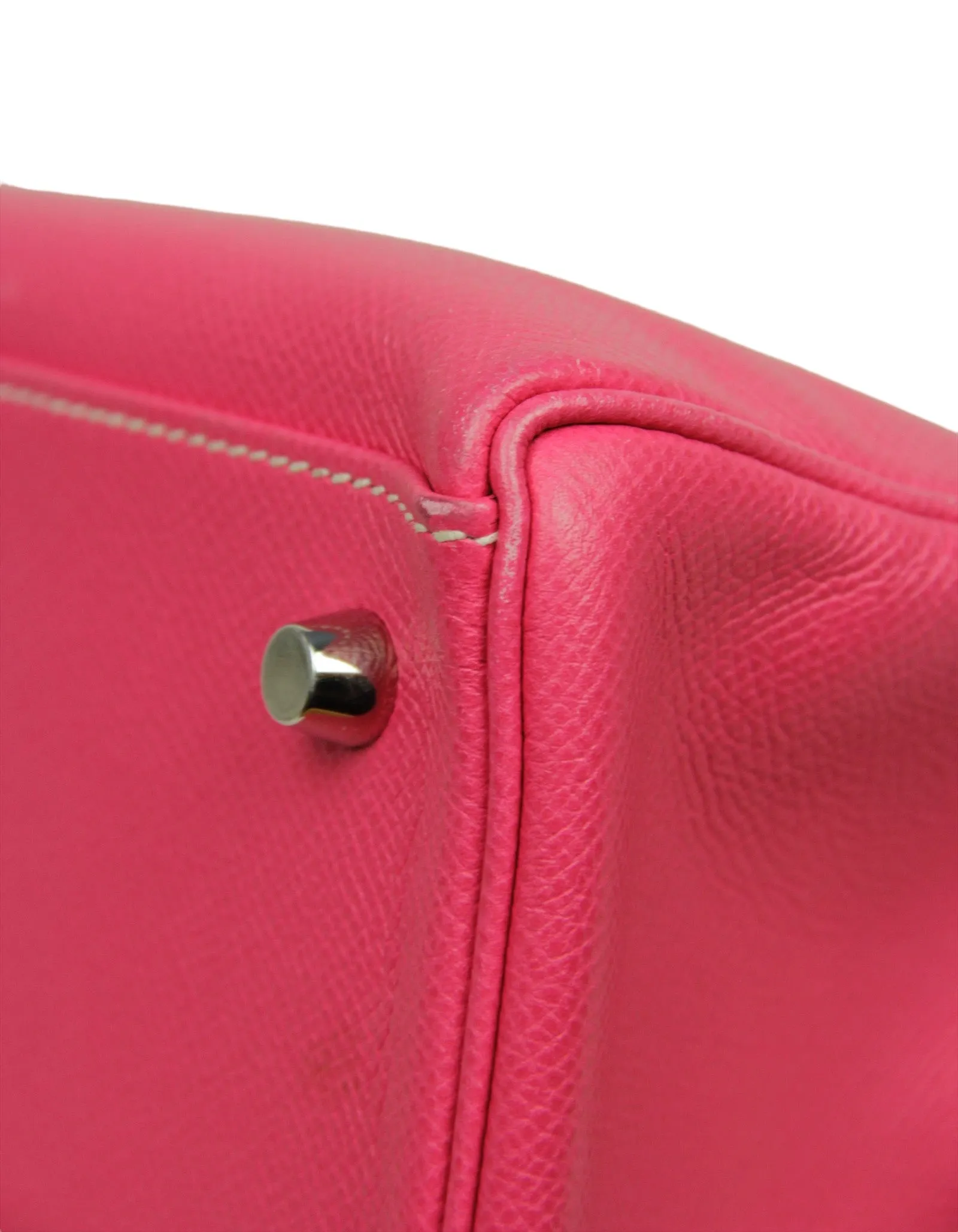 Hermes Rose Tyrien/ Tosca Epsom 32cm Candy Kelly Bag