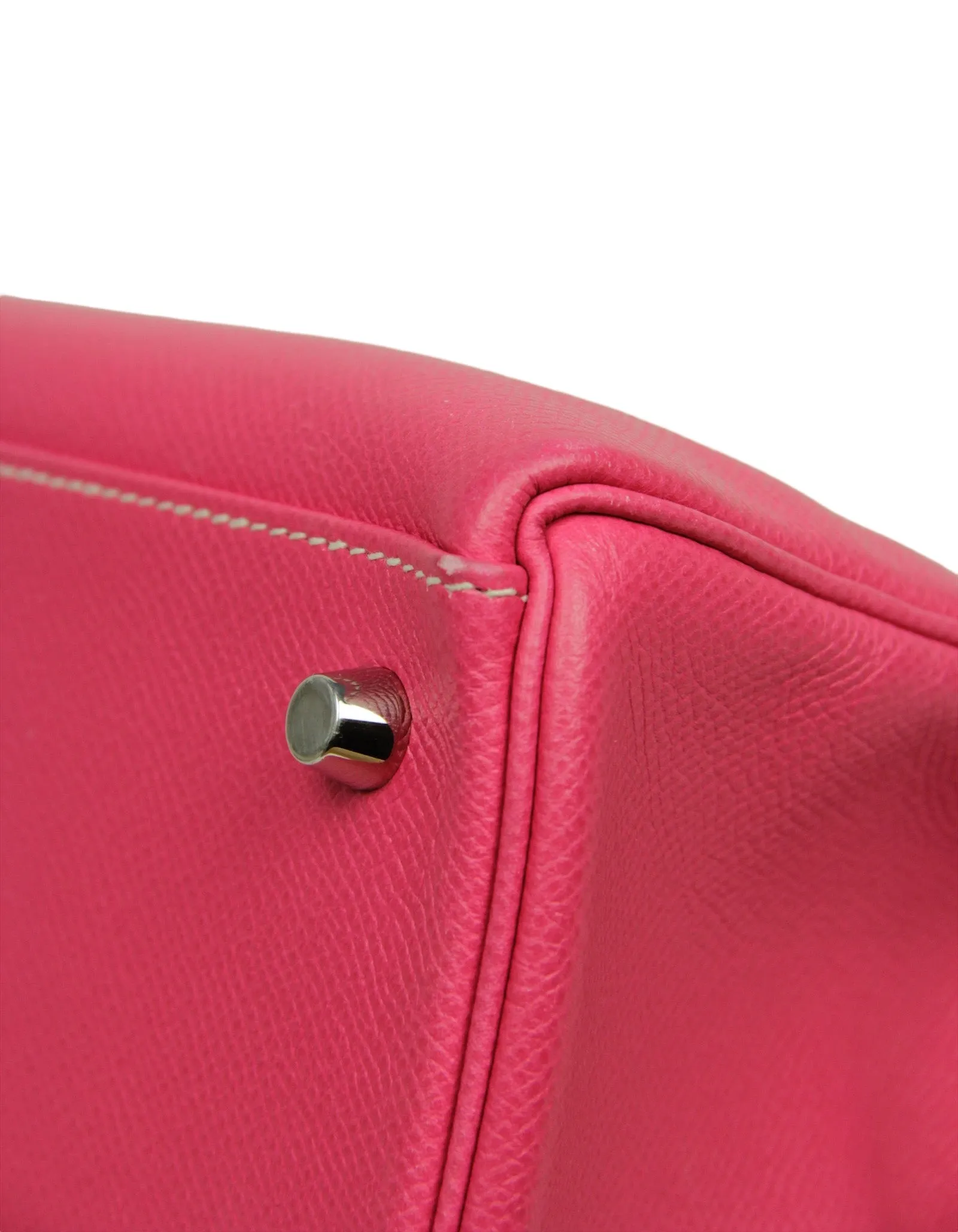 Hermes Rose Tyrien/ Tosca Epsom 32cm Candy Kelly Bag