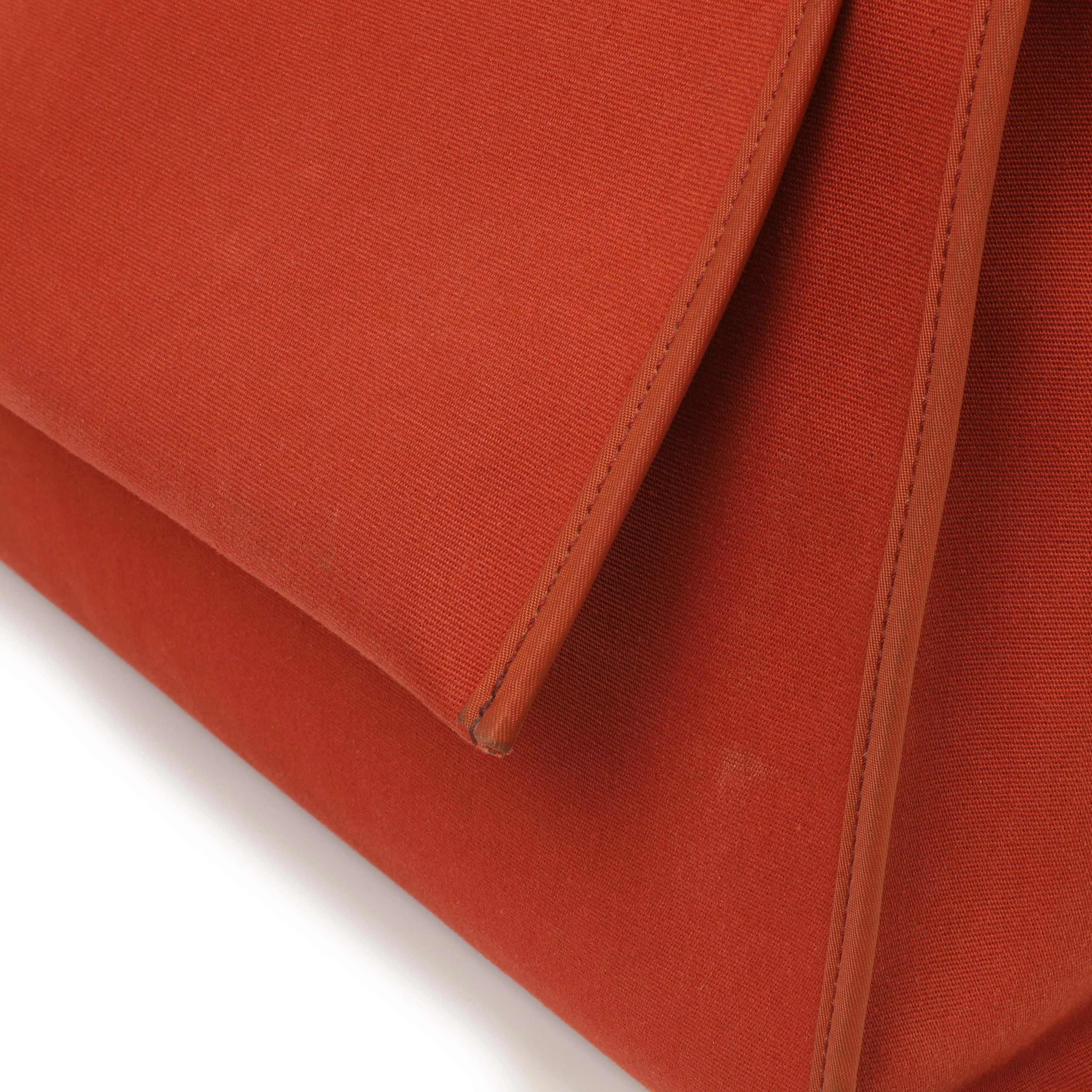 Hermes Rouge Venetian Toile Vache Hunter Herbag Zip 39