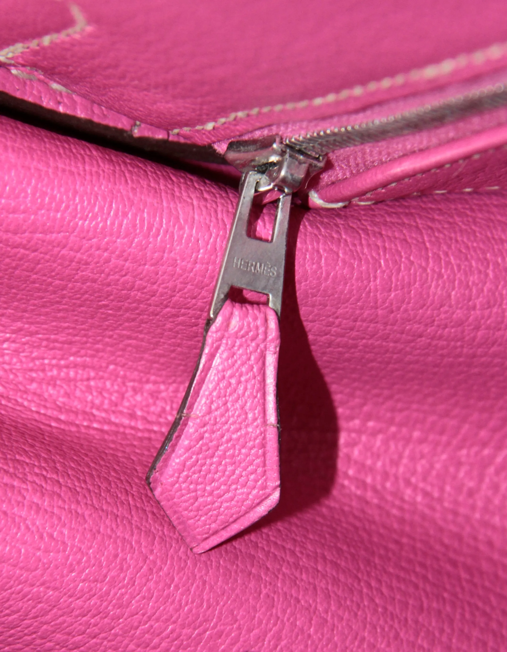 Hermes Tosca/ Rose Tyrien Epsom 35cm Candy Kelly Bag
