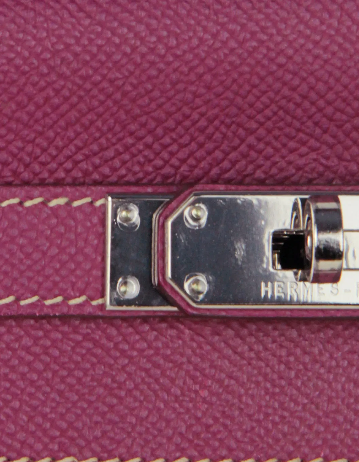 Hermes Tosca/ Rose Tyrien Epsom 35cm Candy Kelly Bag