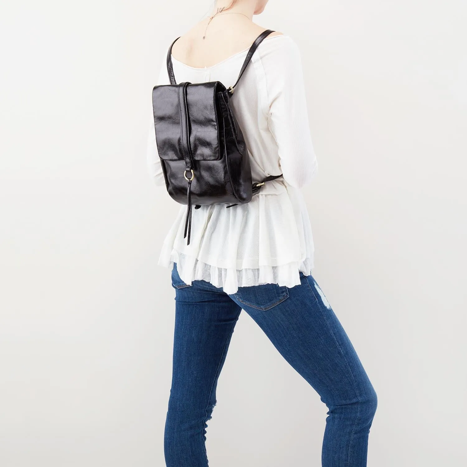 Hobo Bridge Black Leather