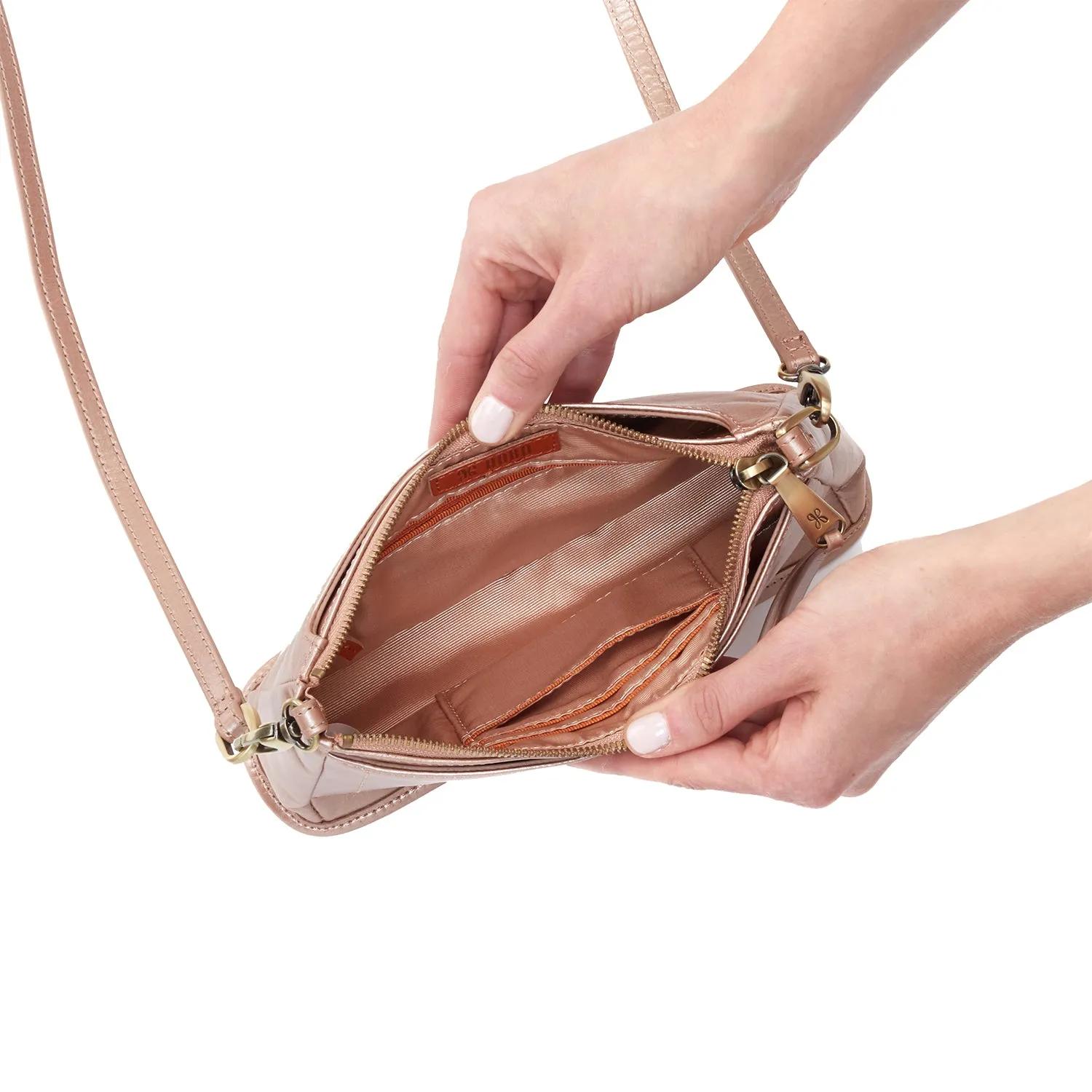 Hobo Cadence Cameo Metallic Hide Leather