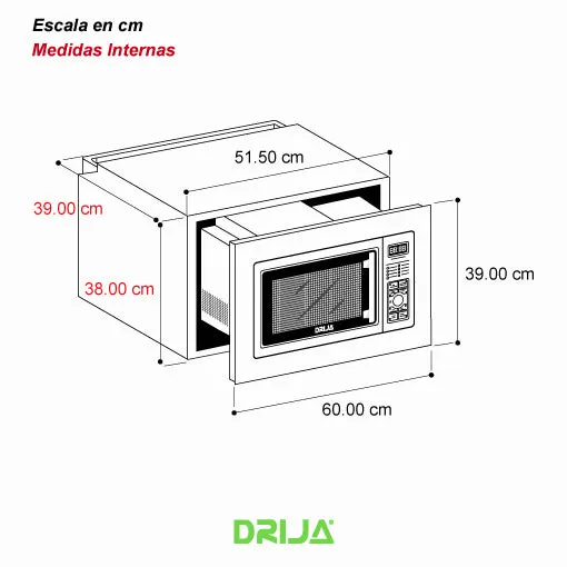 Horno Microondas  Florencia 25L