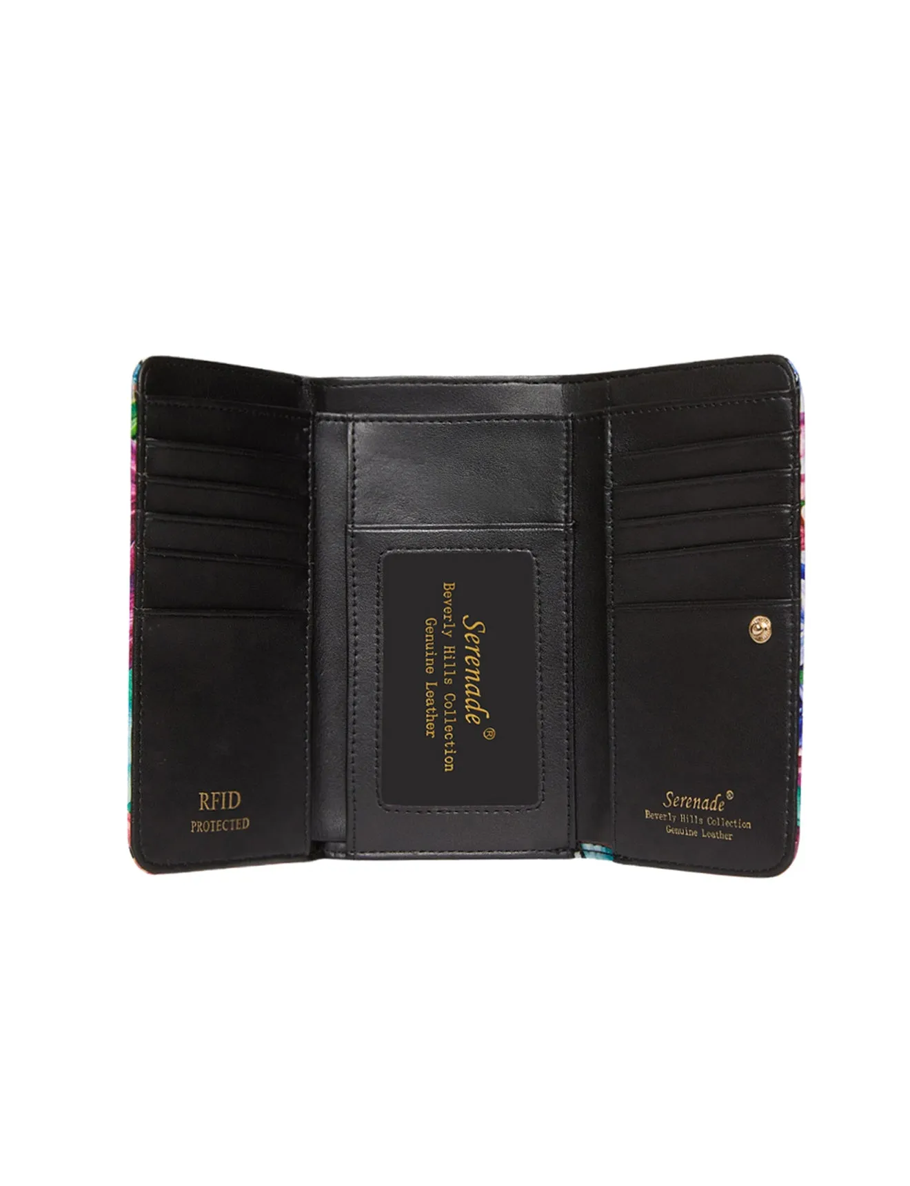 HYACINTH MEDIUM PATENT LEATHER WALLET WITH RFID- WSN3502-SALE