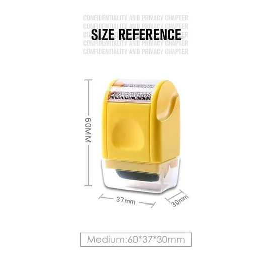 Identity Theft Protection Roller Stamp