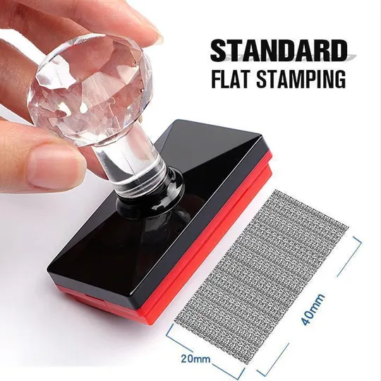 Identity Theft Protection Roller Stamp