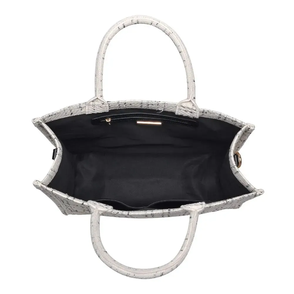 Iona Tote White Black